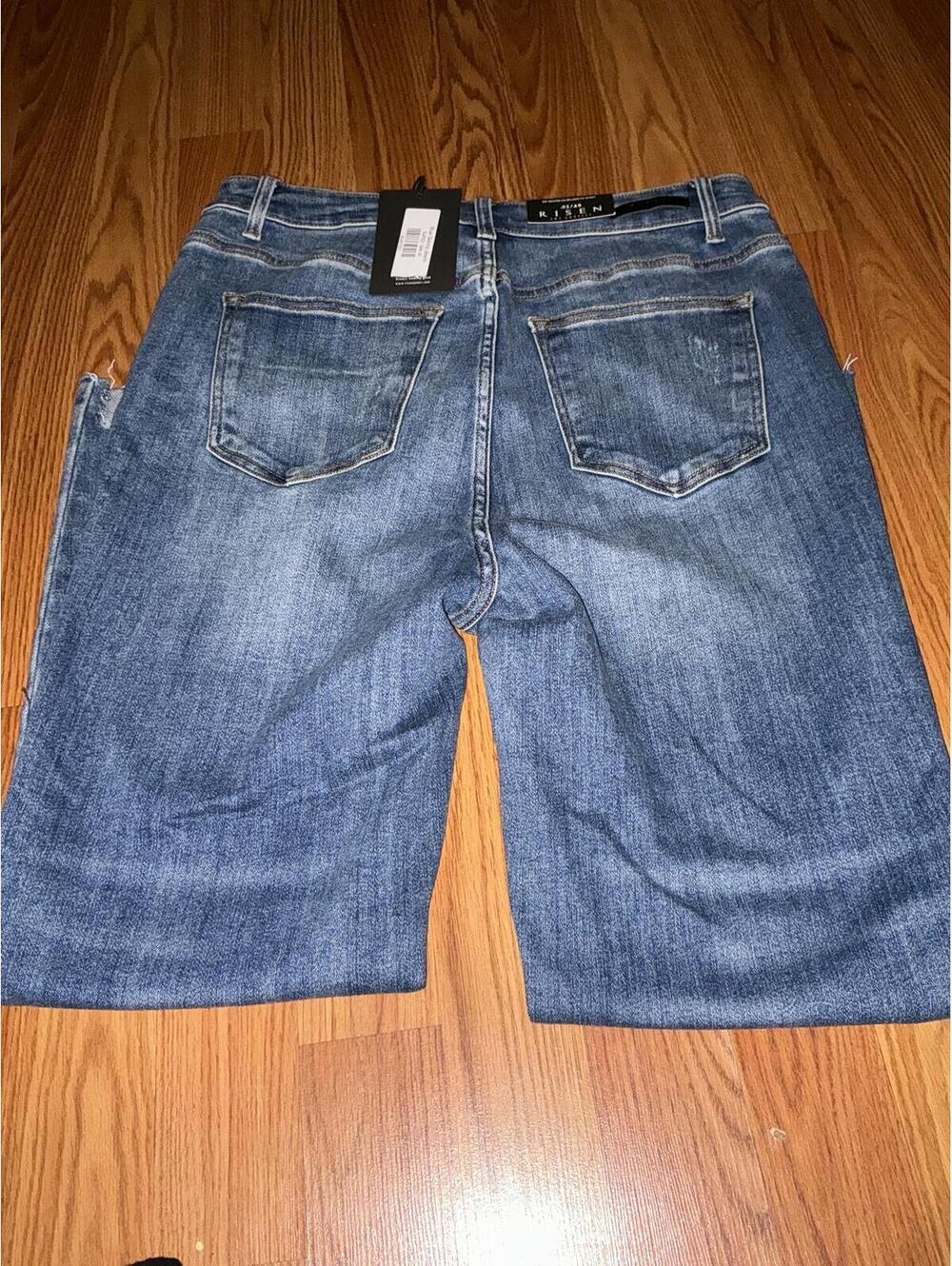 RISEN Women's Blue Denim Jeans Size 32 Waist - Picture 4 of 4